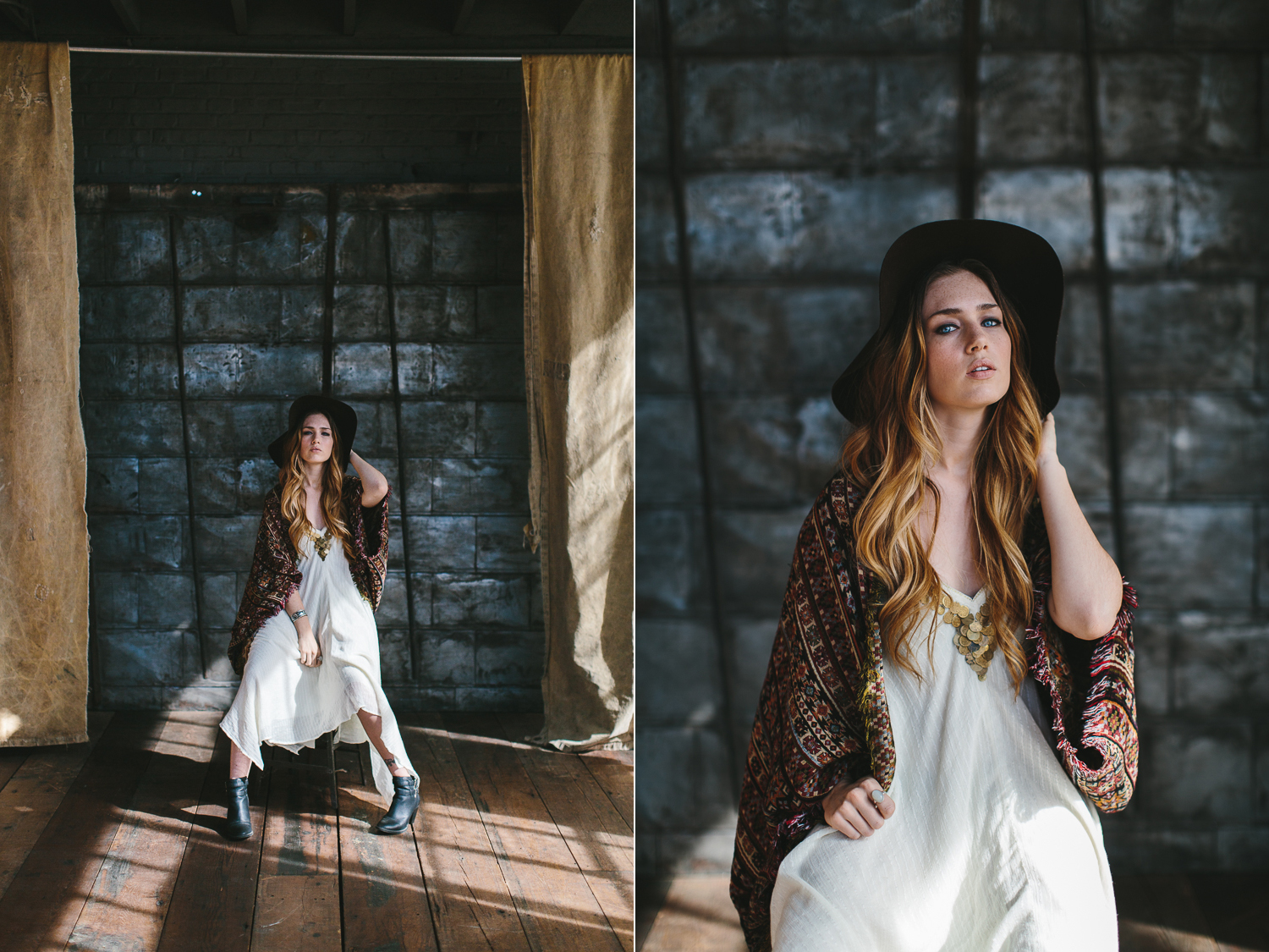 Free People inspired fashion photography at Studio Crush in Atlanta