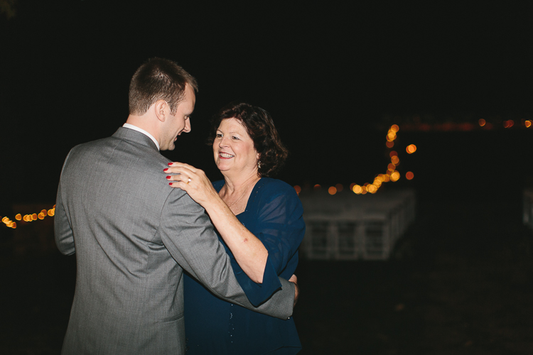 Mother and son's dance