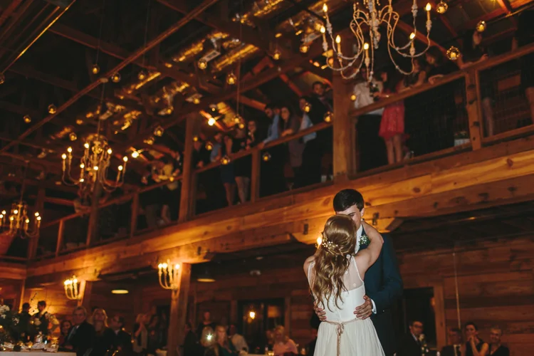 bride and groom's first dance