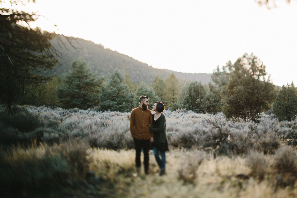 Engagement Portrait Session in Los Padres Mountains California