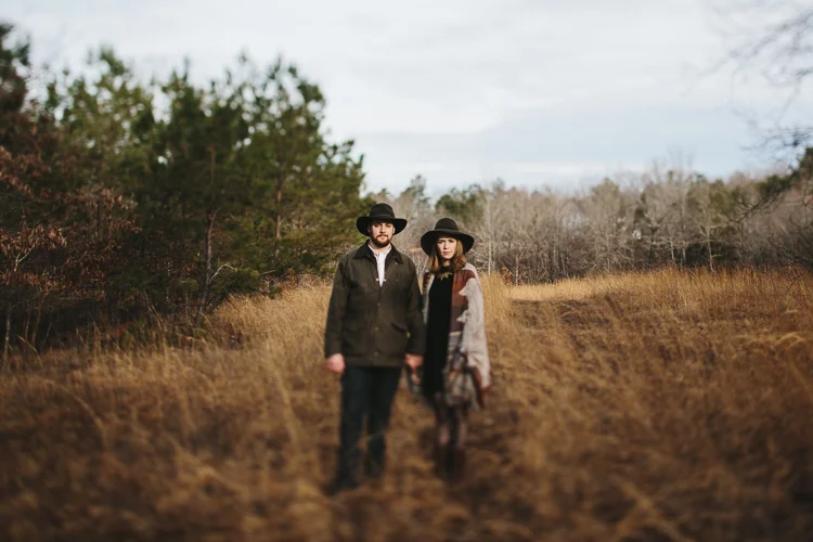 kinfolk inspired engagement portraits