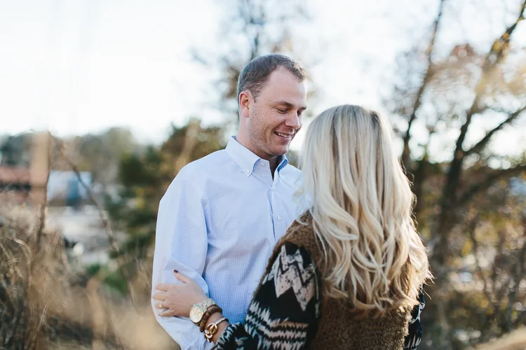 Fall Atlanta Engagement Portrait