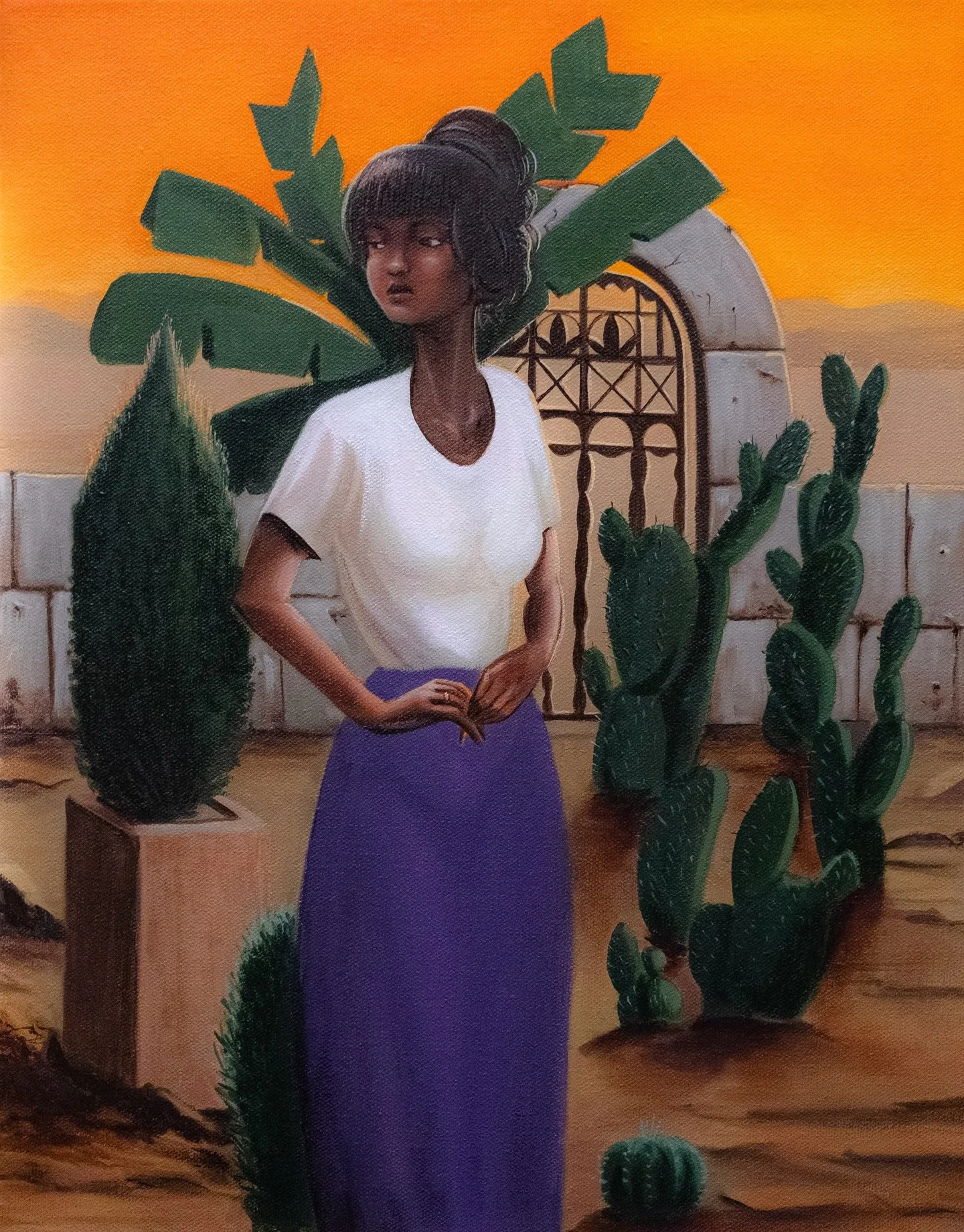 &ldquo;The Anxious Hour&rdquo;, 2025
20 in x 24 in
Oil on Canvas
~Luigi Savino