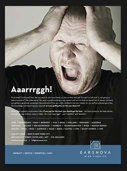 Trade magazine advertising