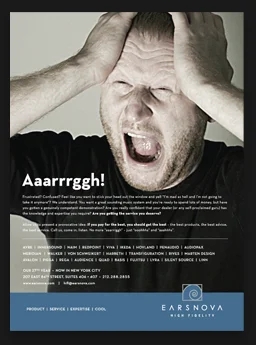 Trade magazine advertising