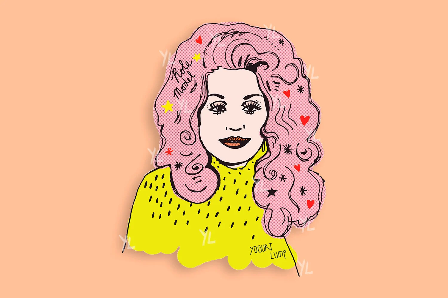 Dolly Parton Illustration