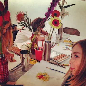 Make a Gift: Flower Painting and Collage (Oak)