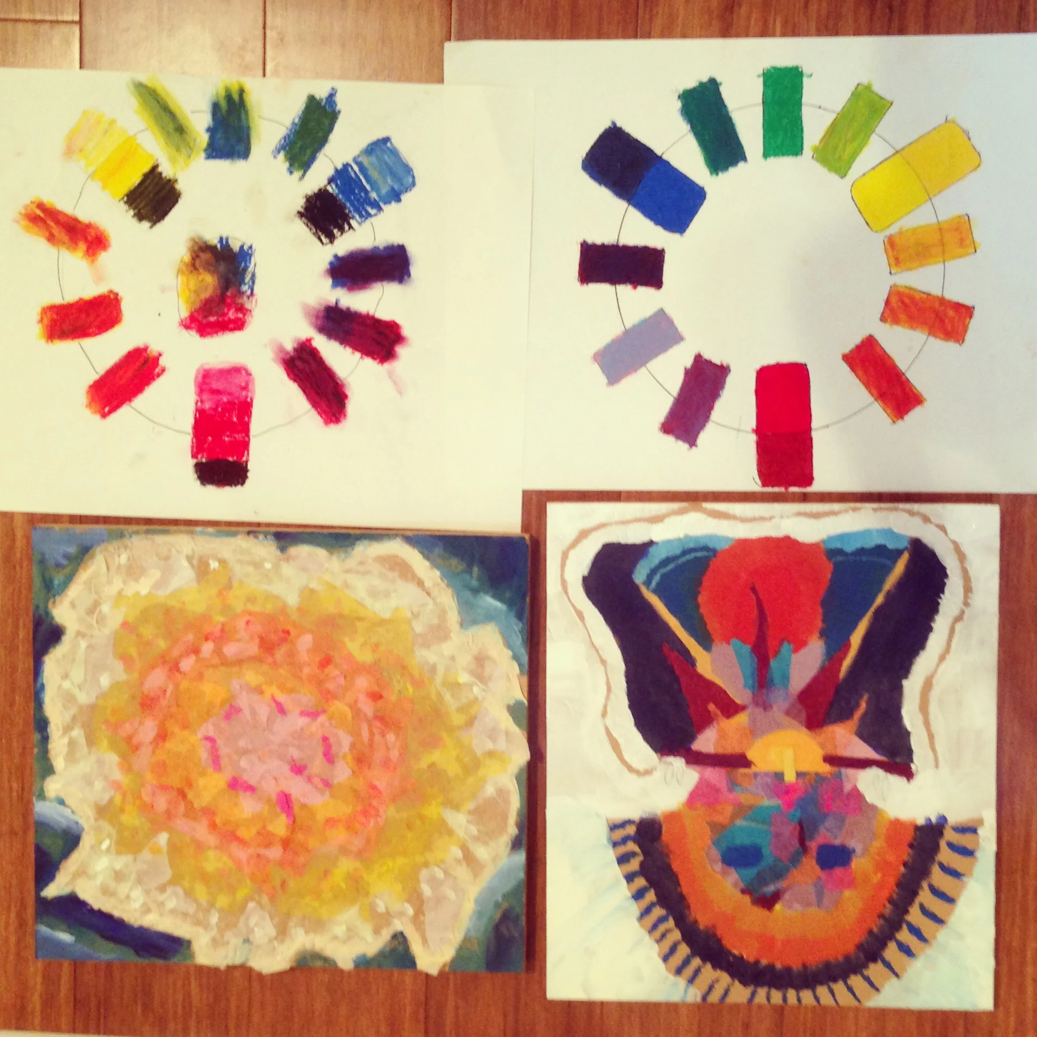 Chakras Watercolor Exploration (Oak)