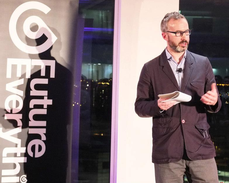 ​Dan Hill at the opening of FutureEverything