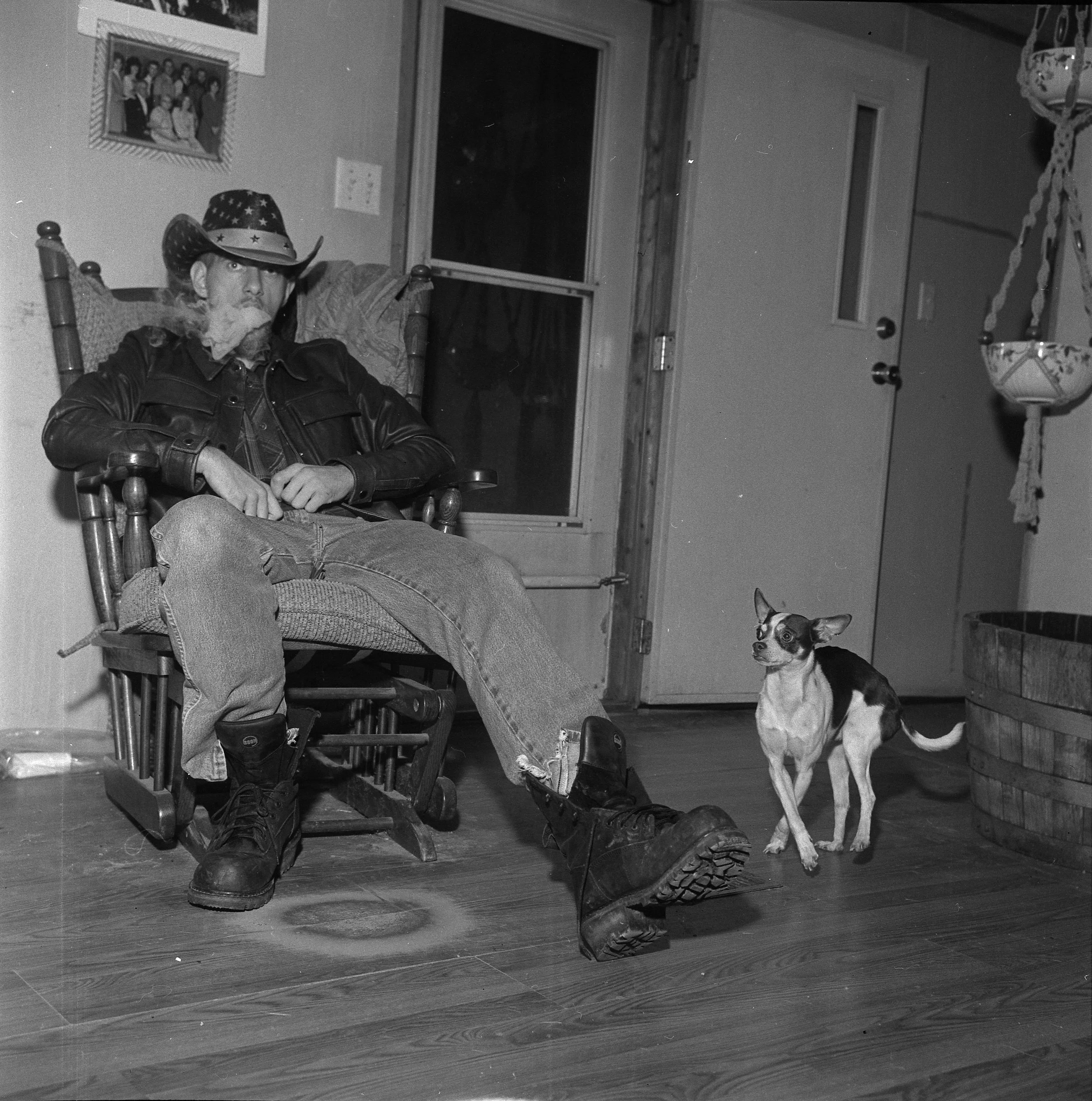  Michael and Mister at Granny’s. Christmas Day, 2022 