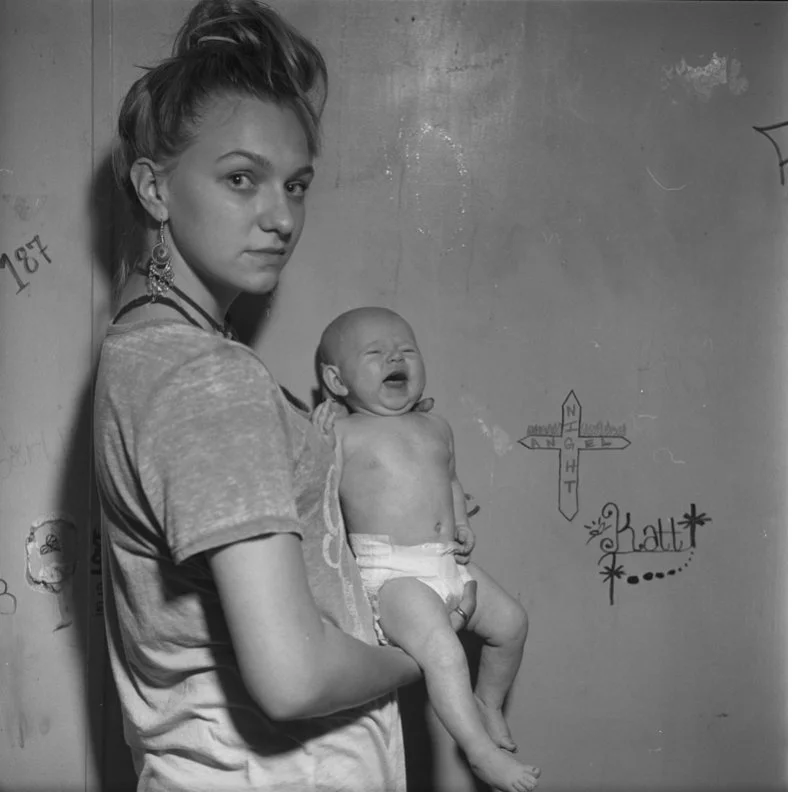  Hannah and her first baby, Willow 