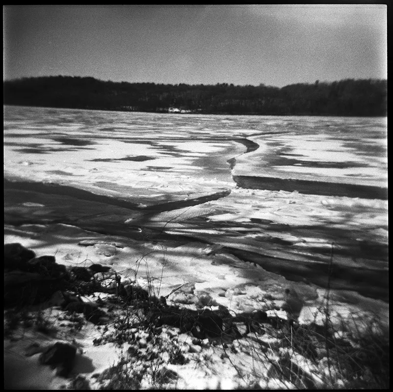 Frozen Hudson River | Riverview Street | Stuyvesant, NY