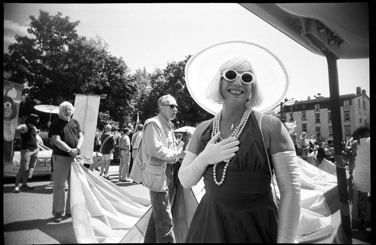 Trixie Starr @ the 2013 Pride Parade line up | Hudson NY