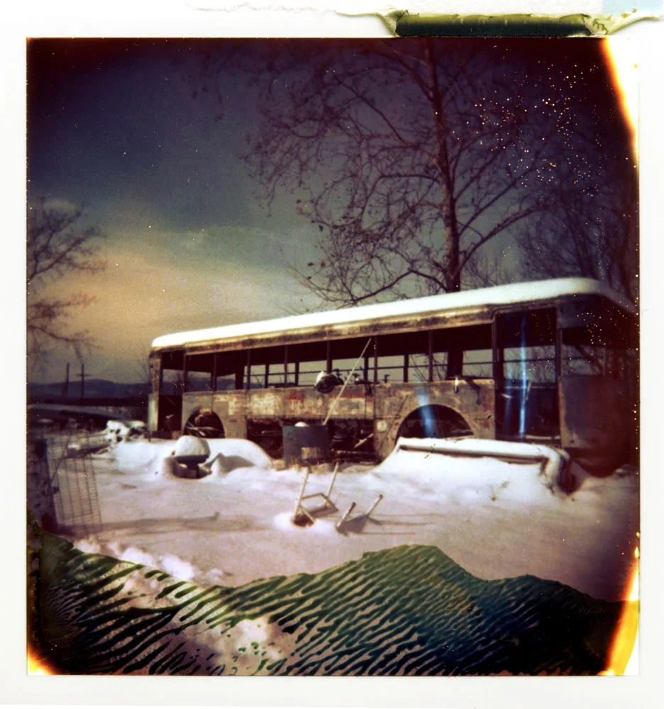 Abandoned Bus, Roeliff Jansen Kill, Germantown, NY
