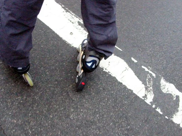 Footwear: White Line Fever | East Village, New York City