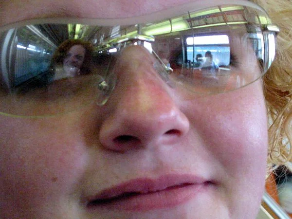You: My reflection in Jasmine's eyes | On the W Train, New York City
