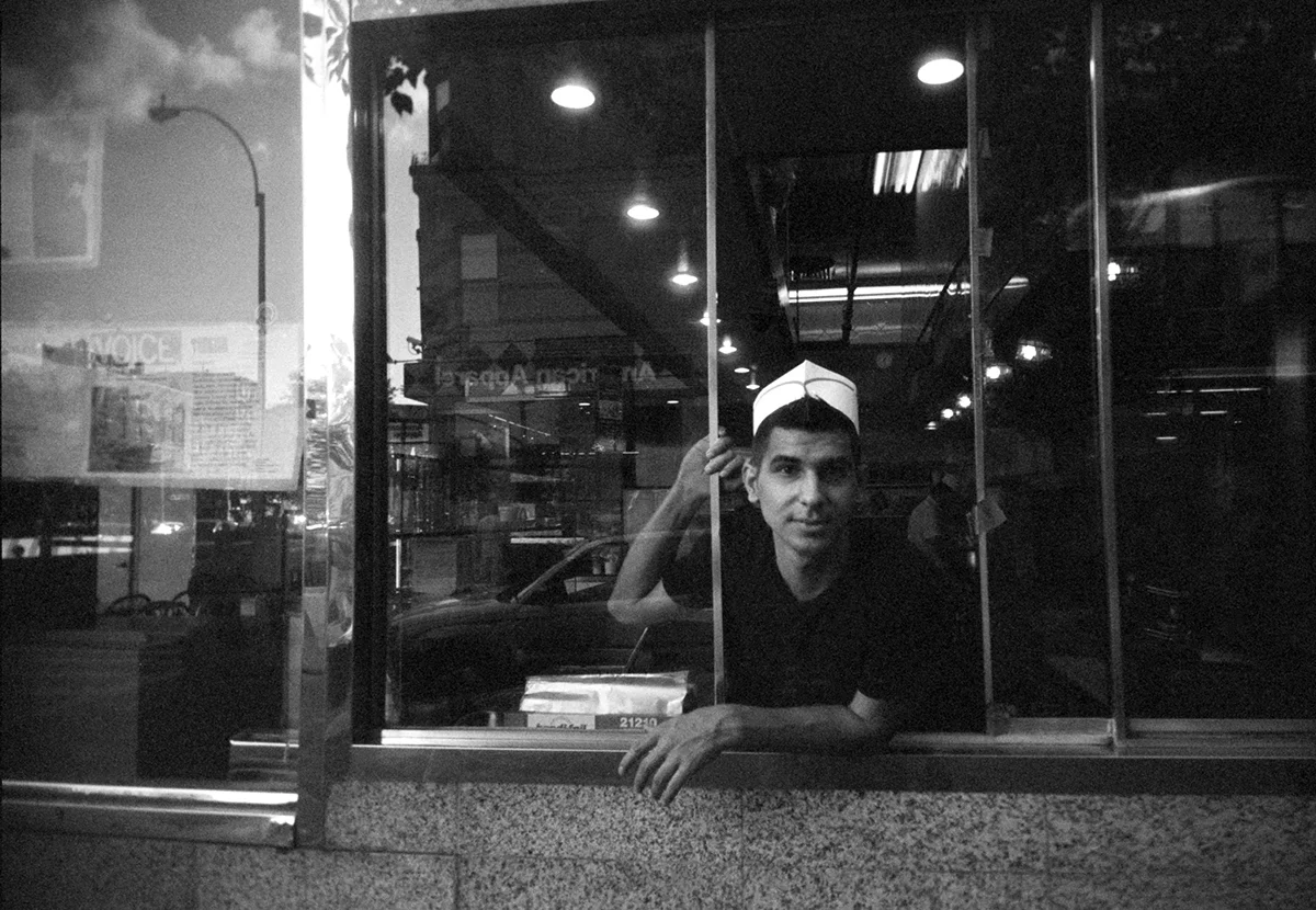 Corner of E. Houston & Orchard Streets, New York NY camera: Slim Devil 35m, Holga 400 film