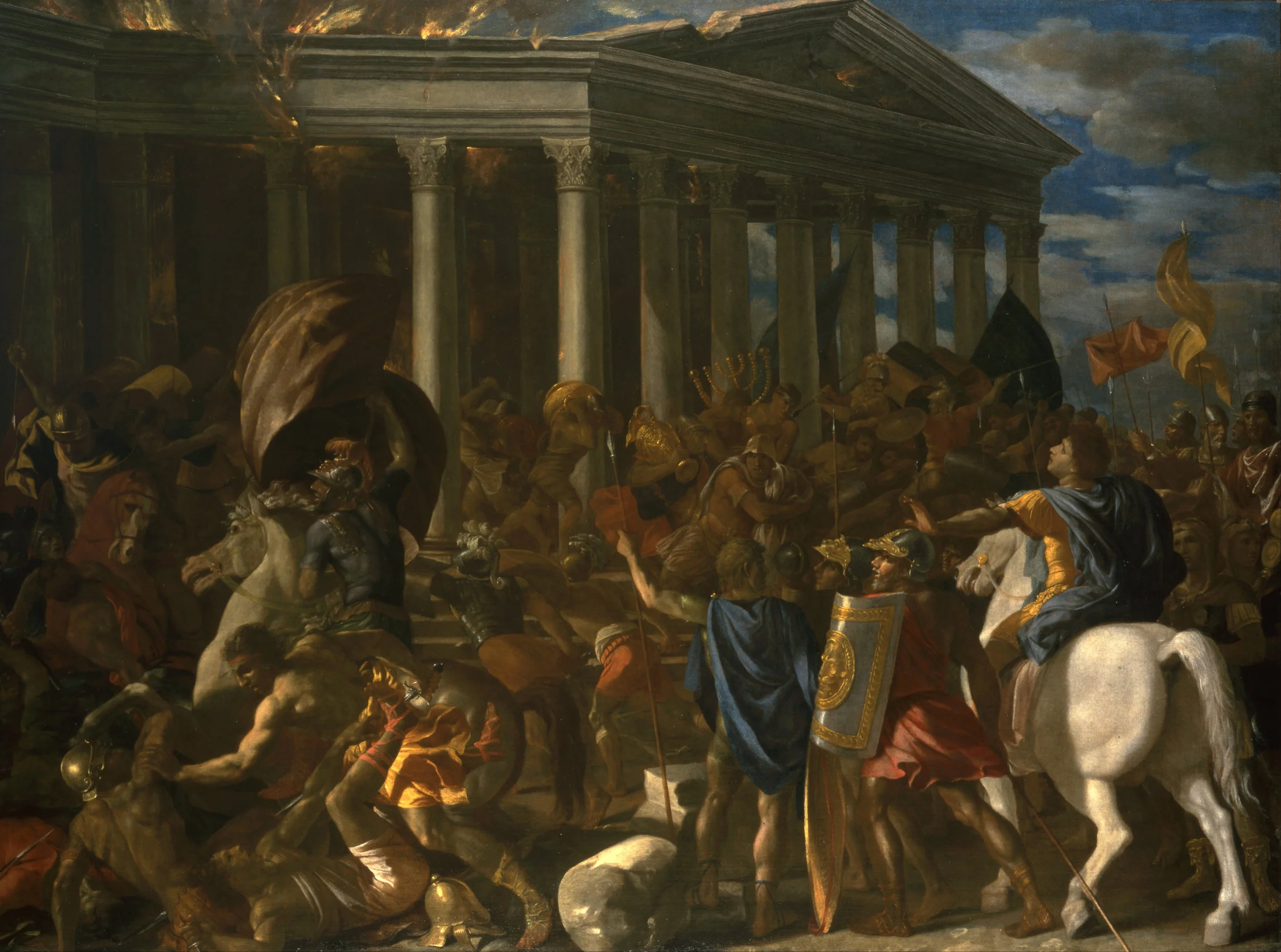Nicolas Poussin, The Destruction and Sack of the Temple of Jerusalem , 1626