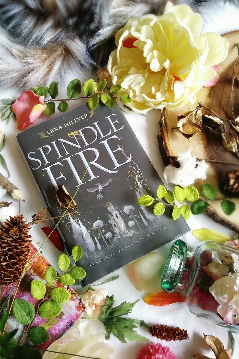 Spindle Fire by Lexa Hillyer image and book review by Book Swoon.