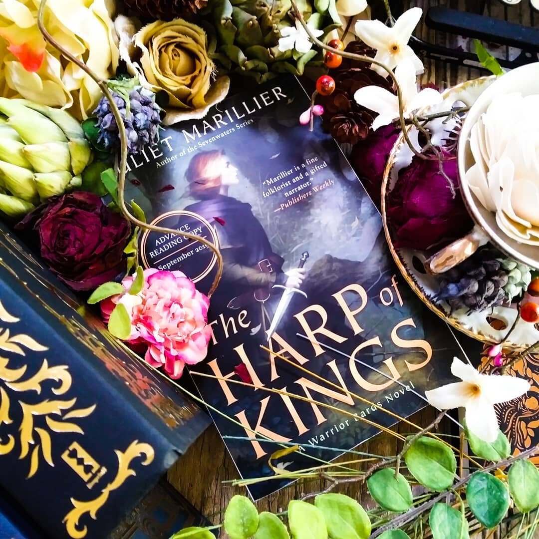 Thank you to @berkleypub for the gorgeous ARC of The of Harp of Kings by Juliet Marillier! Releases September 3, 2019! I can&rsquo;t wait to read this!!﻿
﻿
QOTD: What genre is your go-to reading?? Fantasy has been a long-time favorite of mine. I can 