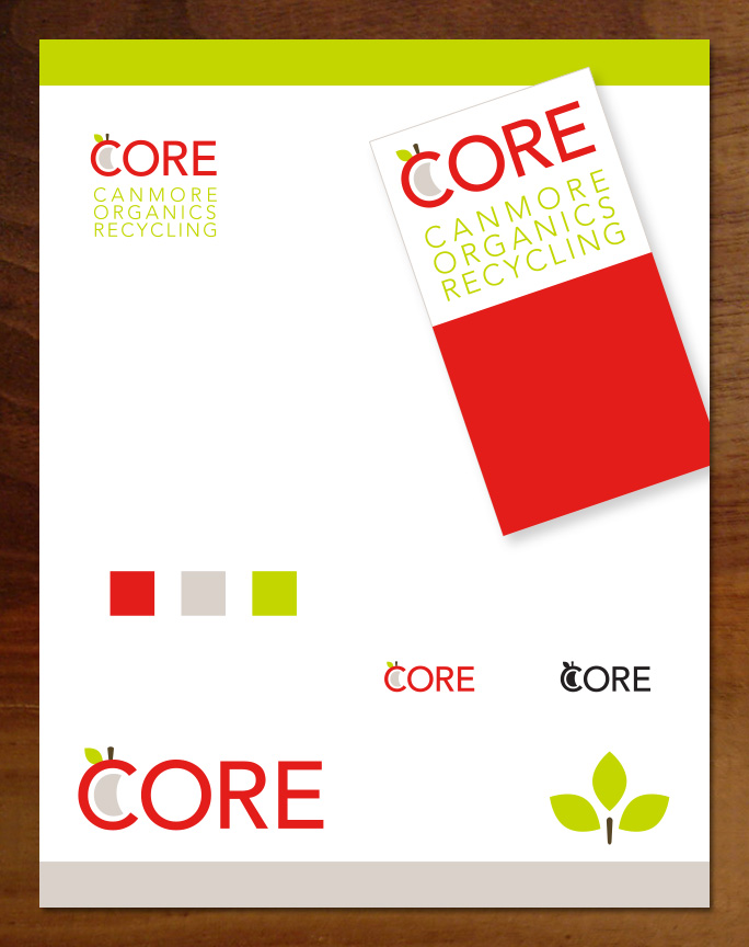 CORE Organics logo and branding