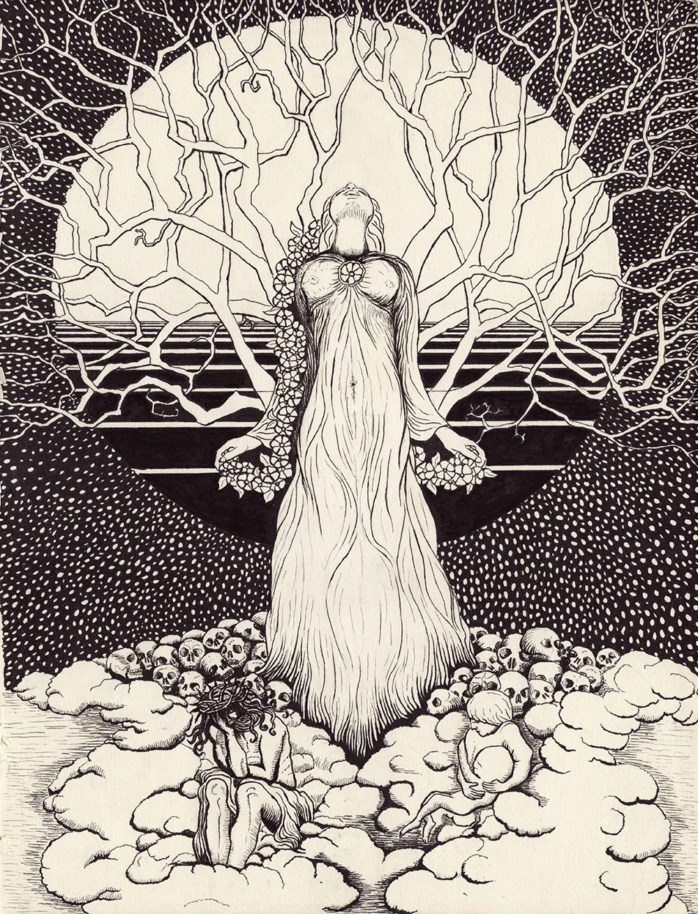 pen/ink 11" x 14"