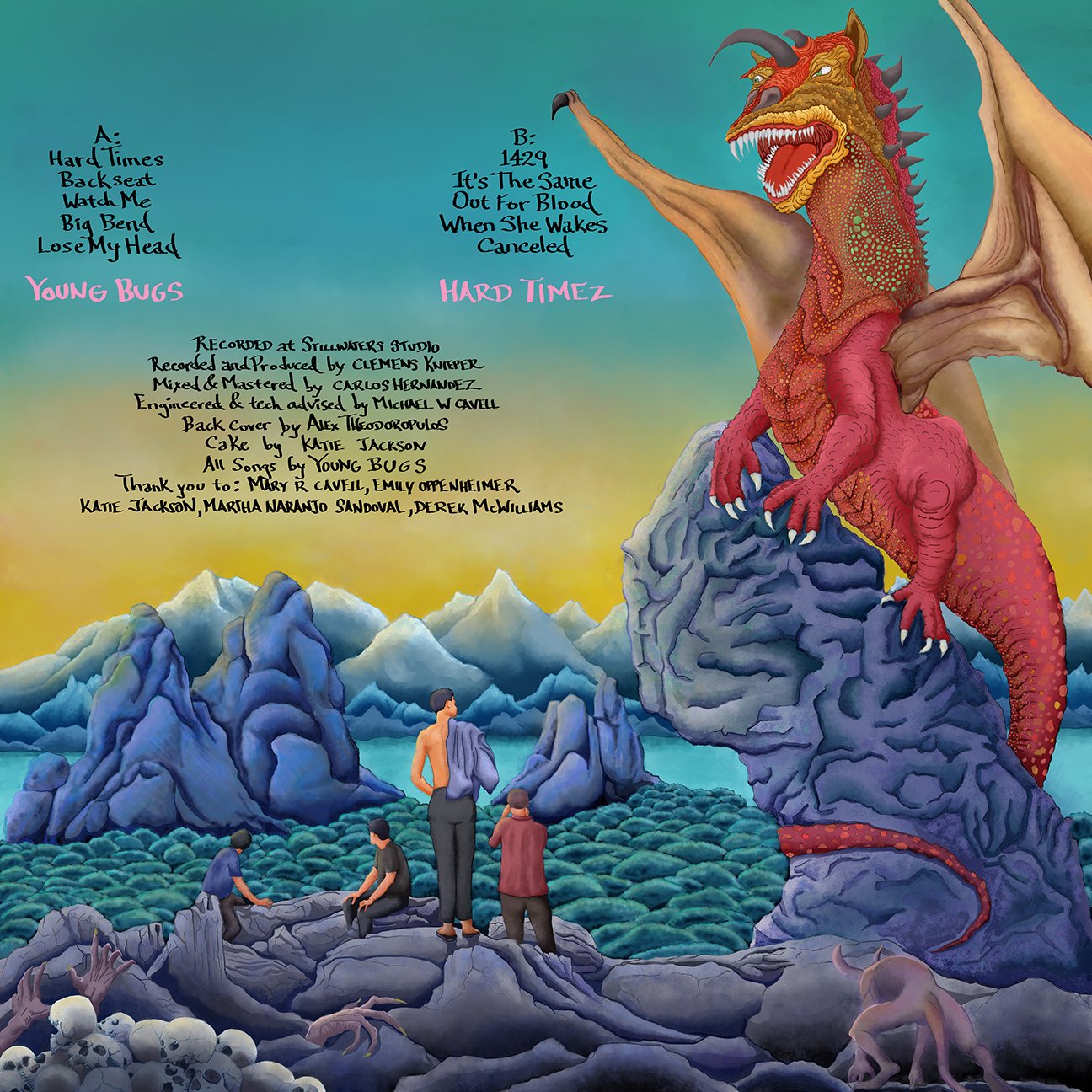  Back Cover for album by Young Bugs 