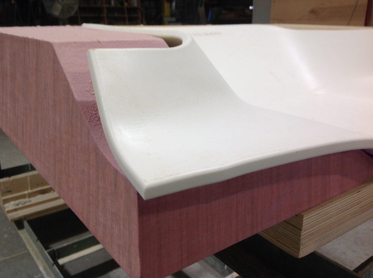 Custom 3D thermoforming mold.