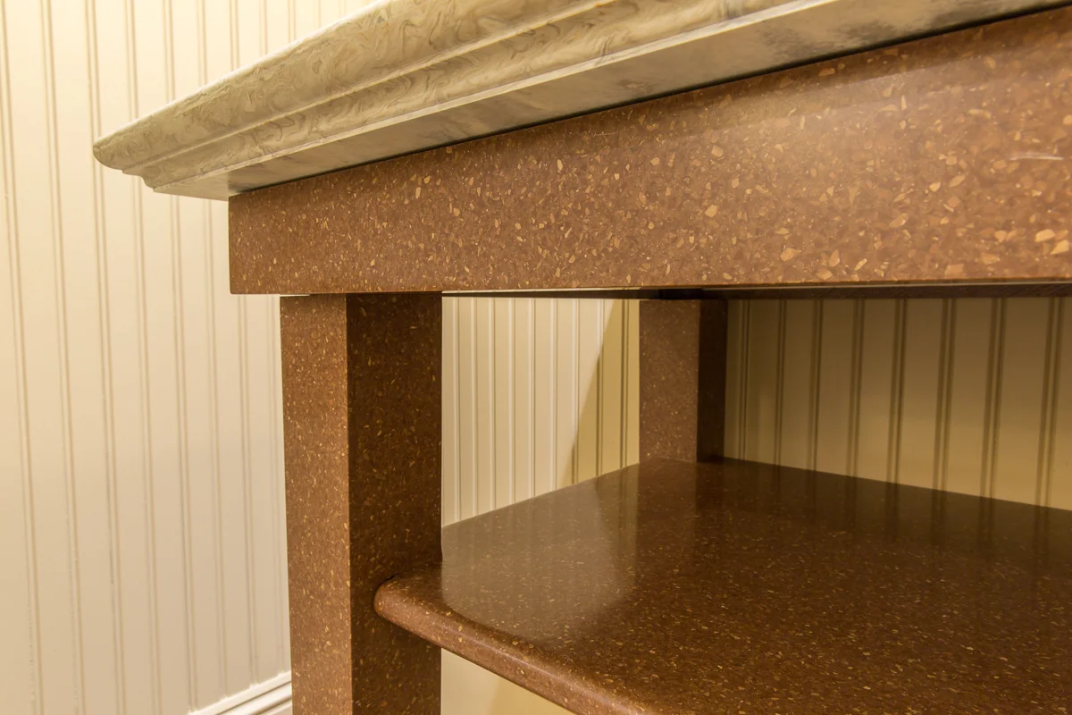 Custom Solid Surface Cabinetry in Worcester's Mechanics Hall