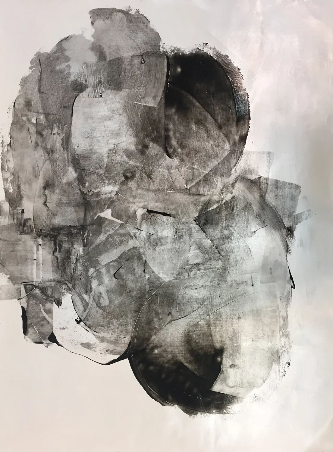 Alliteration #10 30” x 22” Sumin ink, acrylic on paper $650