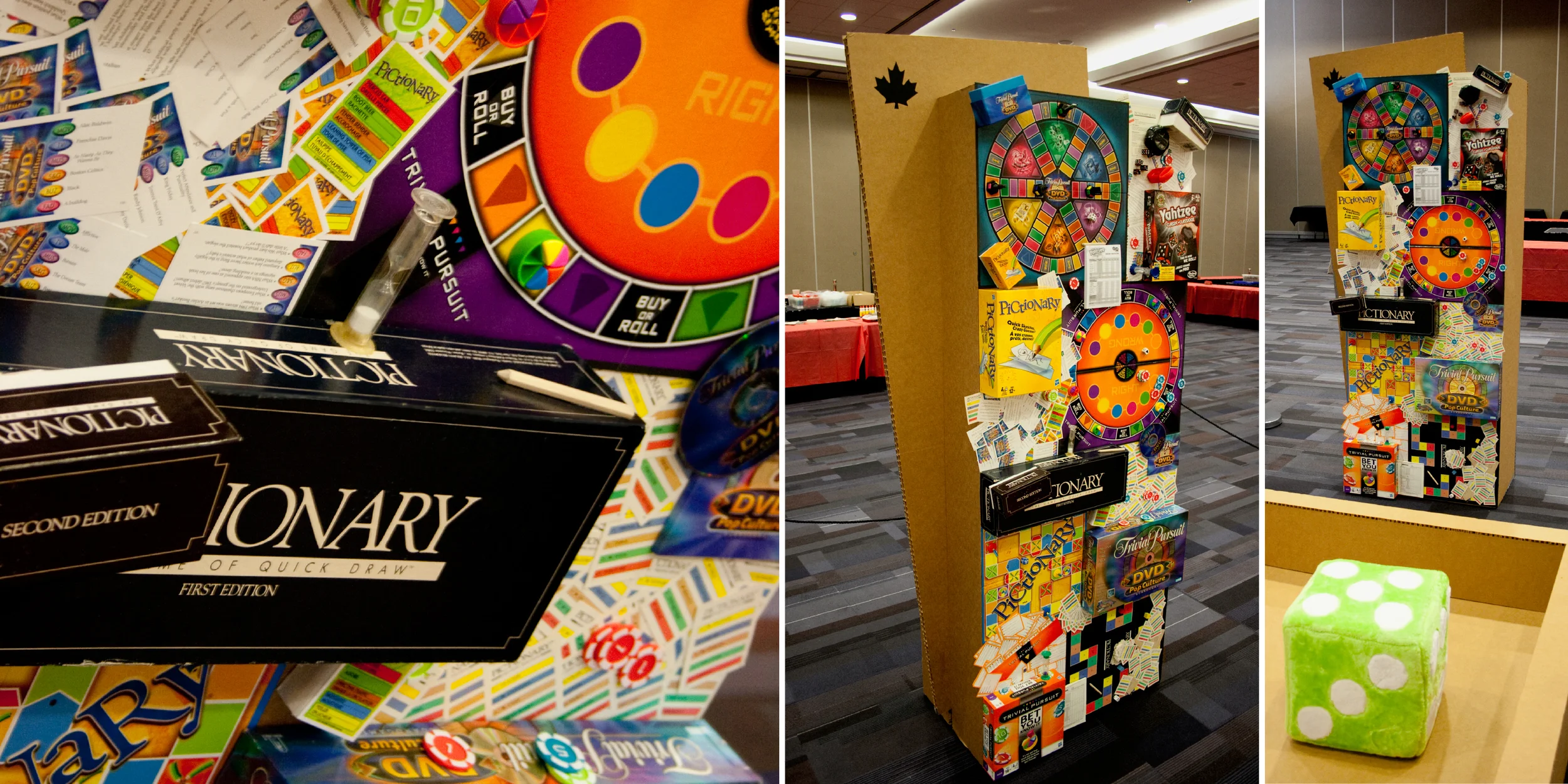 Board game exhibit – Finished product