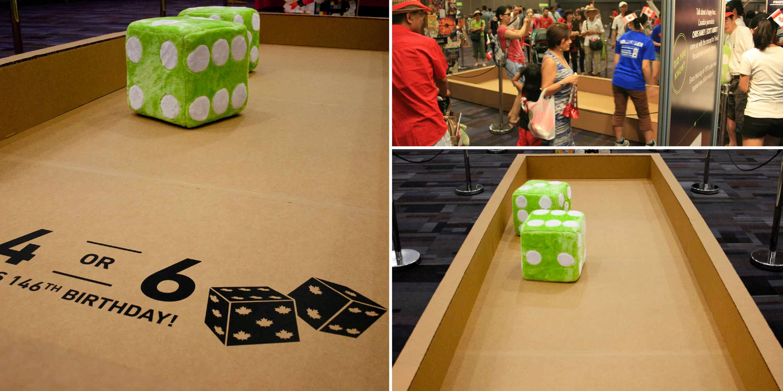 Board game exhibit – Finished product