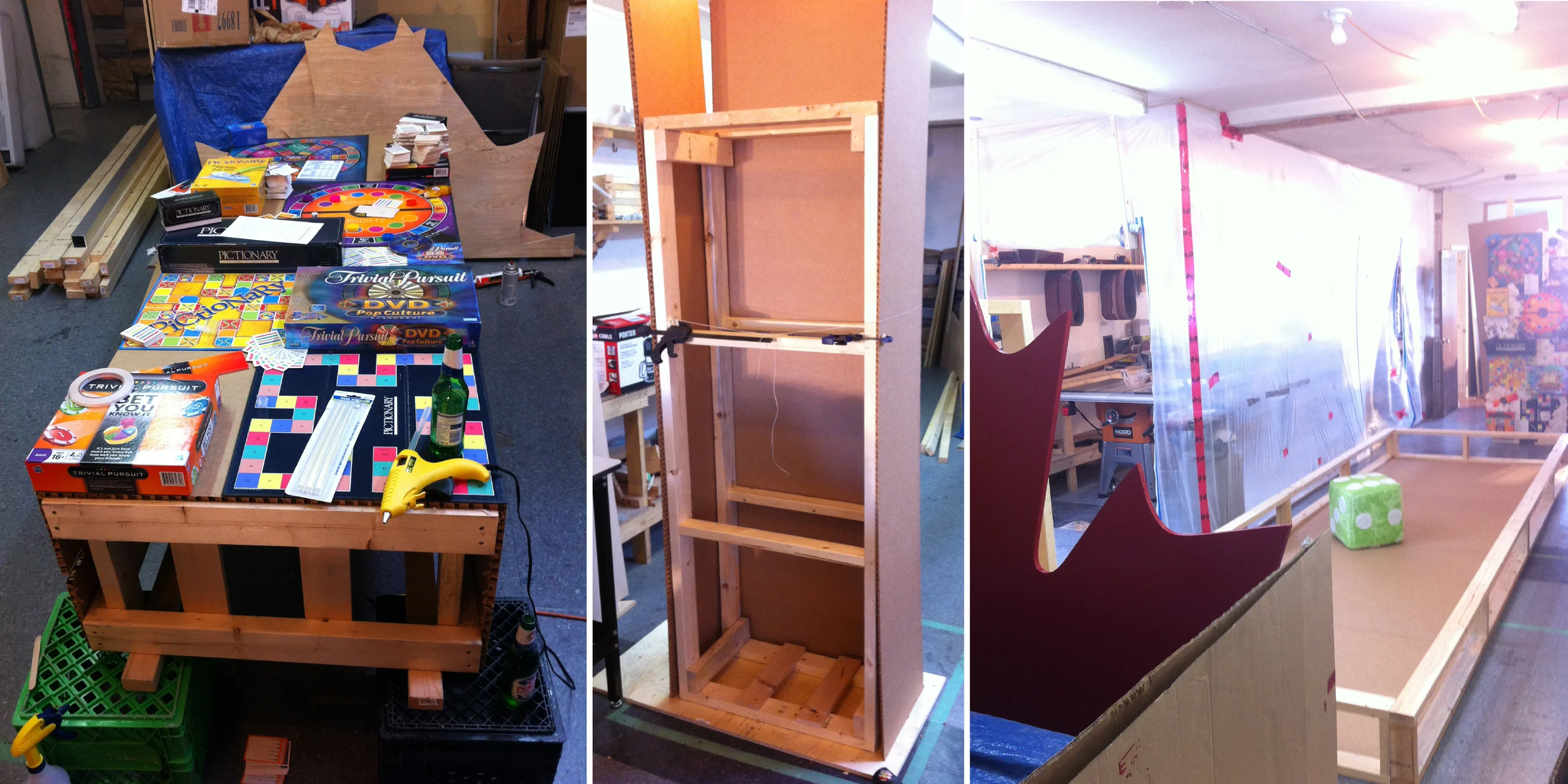 Board game exhibit – Work in progress