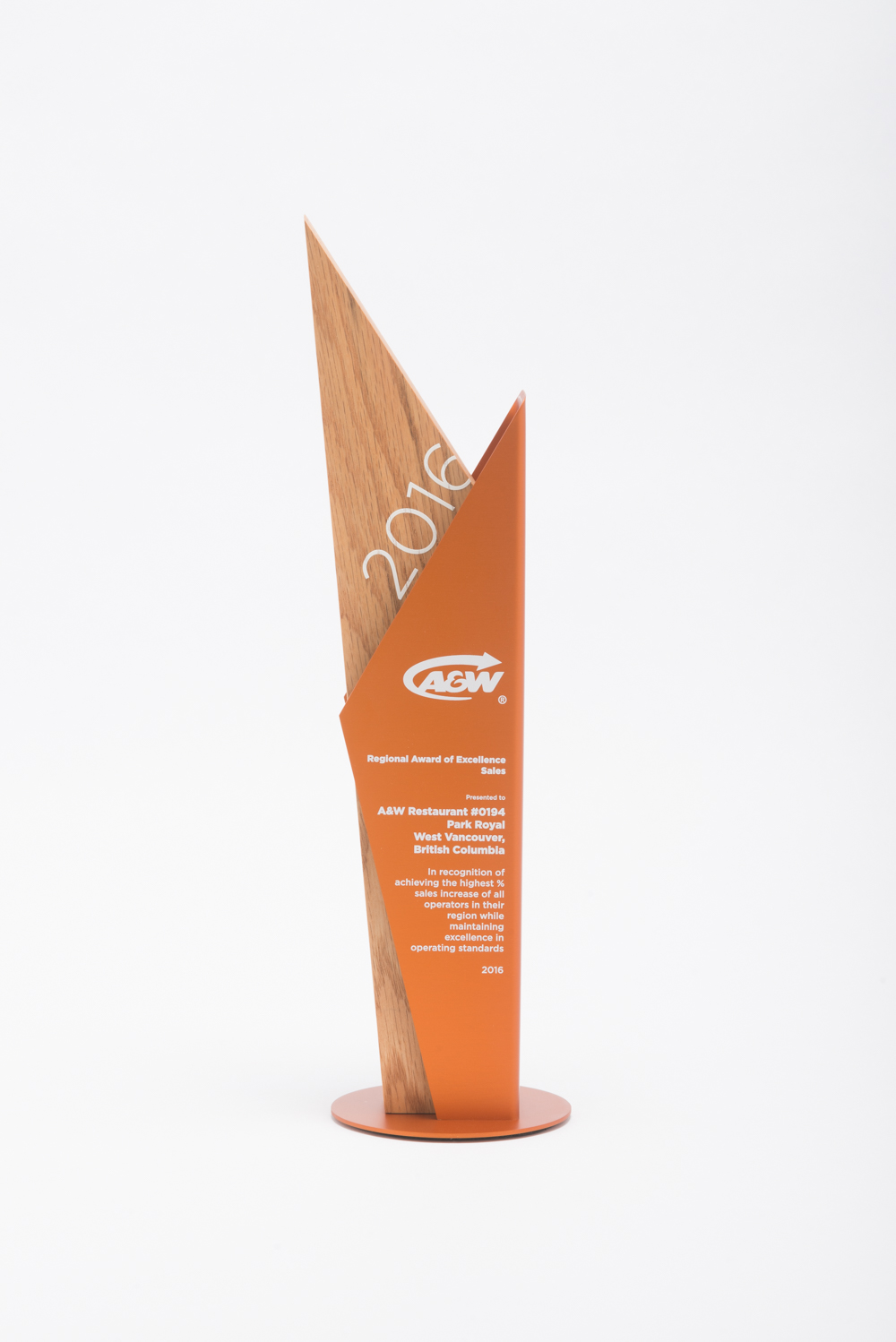 unique award trophy corporate recognition 