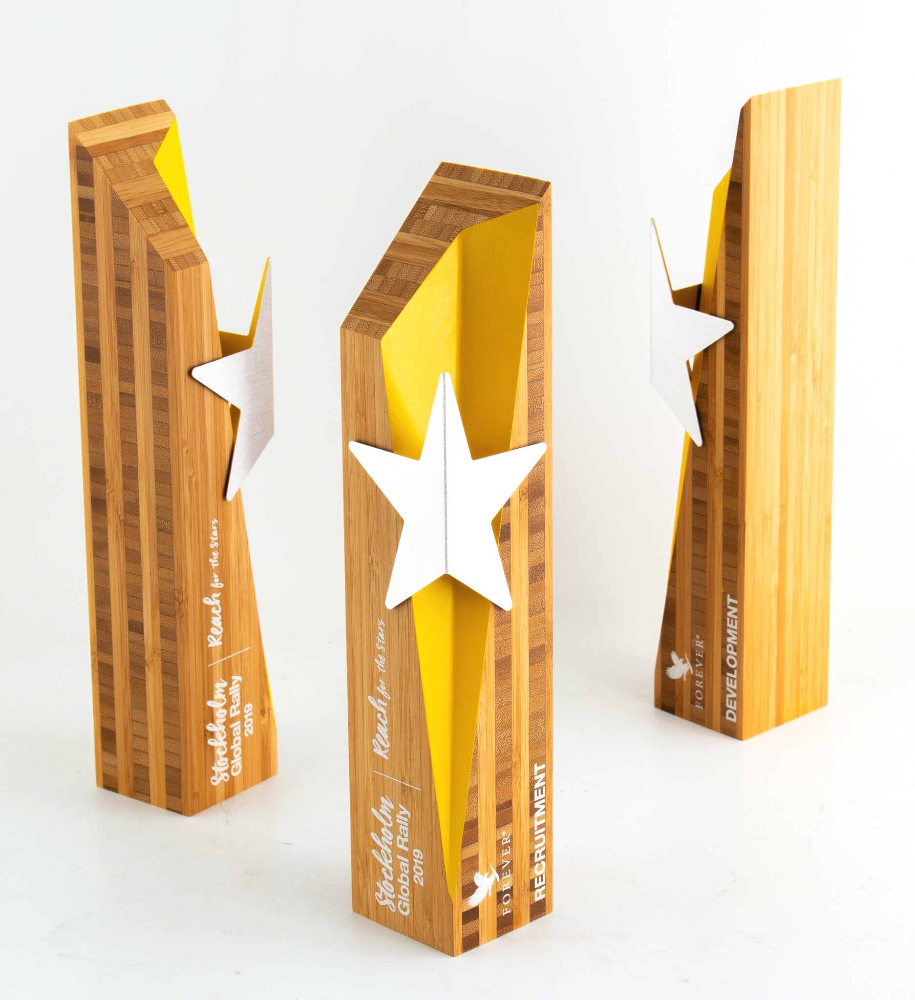 impossibe bamboo eco friendly sustainable award trophy
