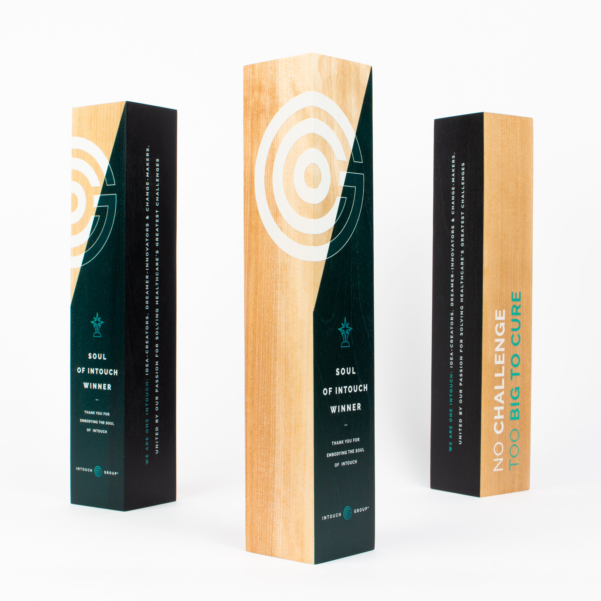 intouch group modern wooden awards