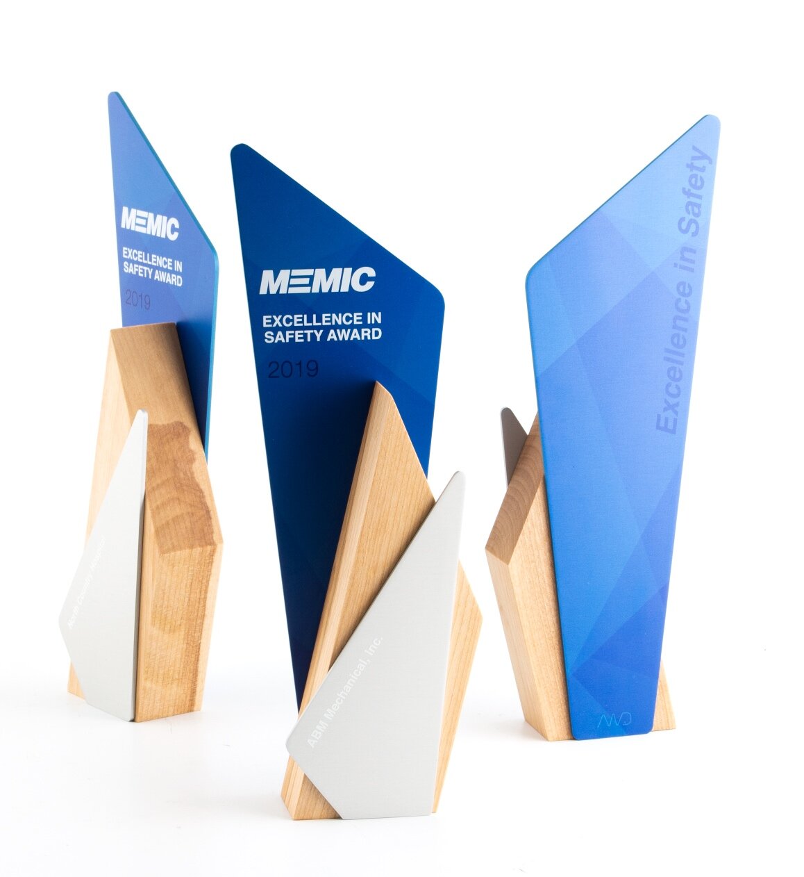 MEMIC custom safety awards modern design 