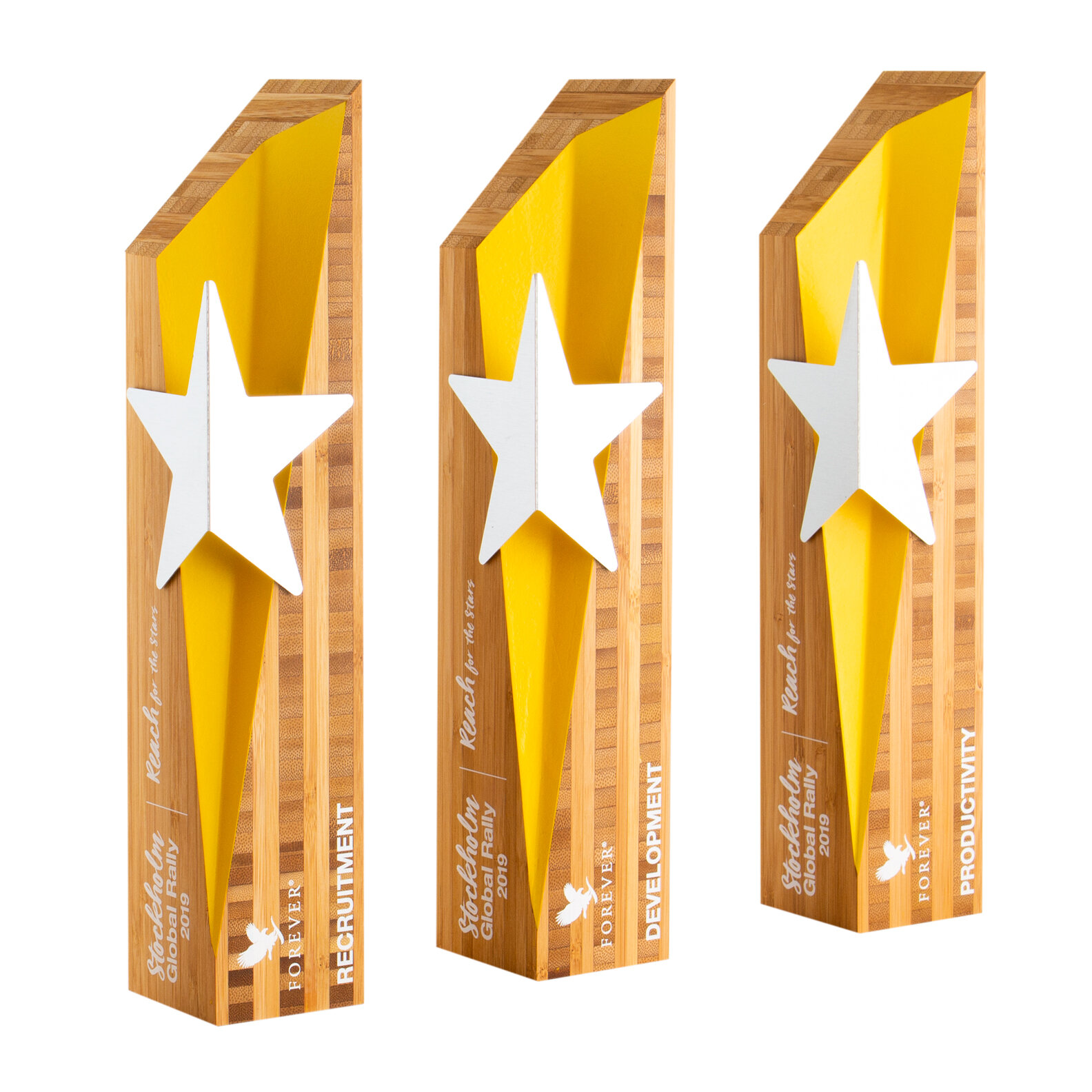 forever living custom bamboo awards reach for the stars