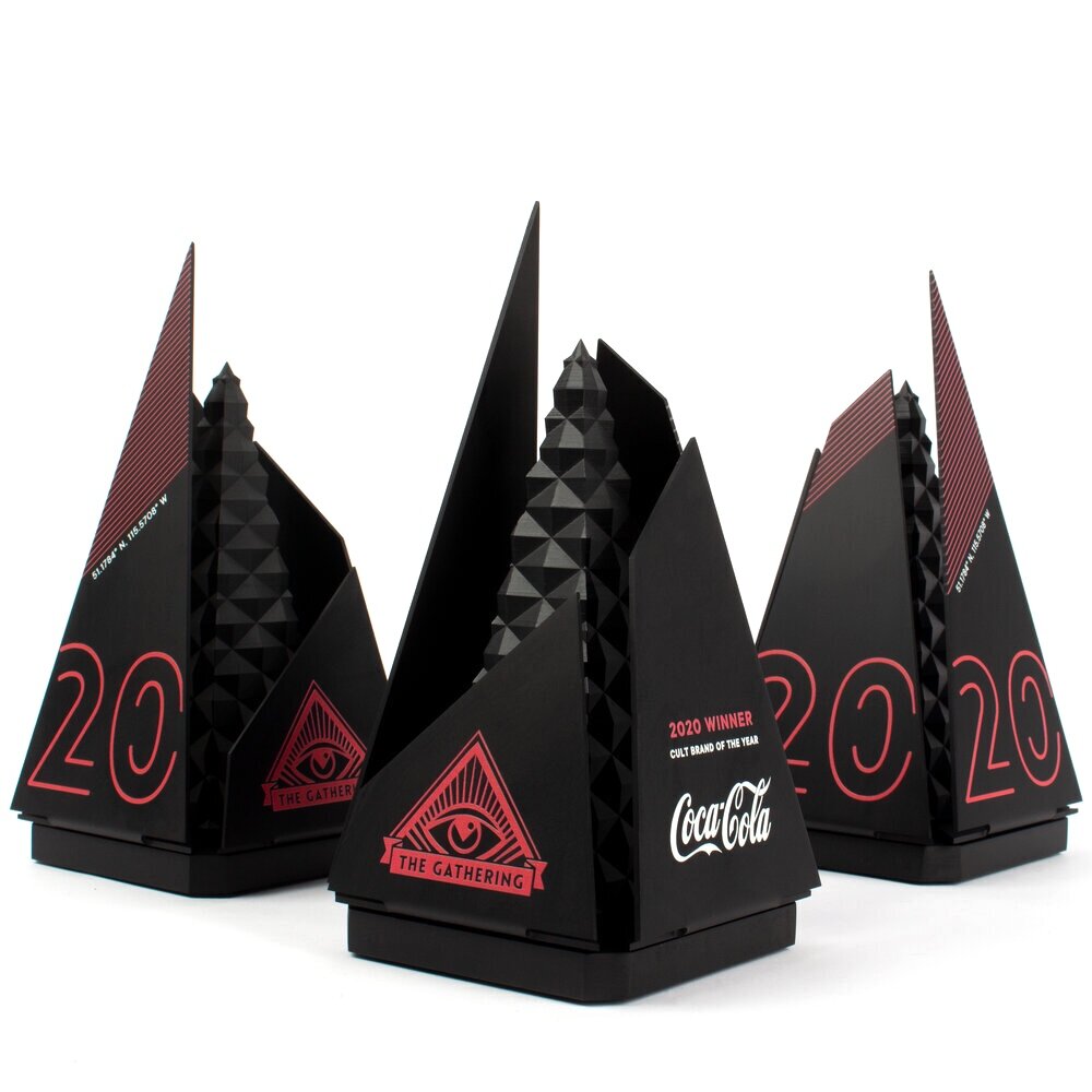 cult-the-gathering-brand-award-winners-3d-printed-trophies