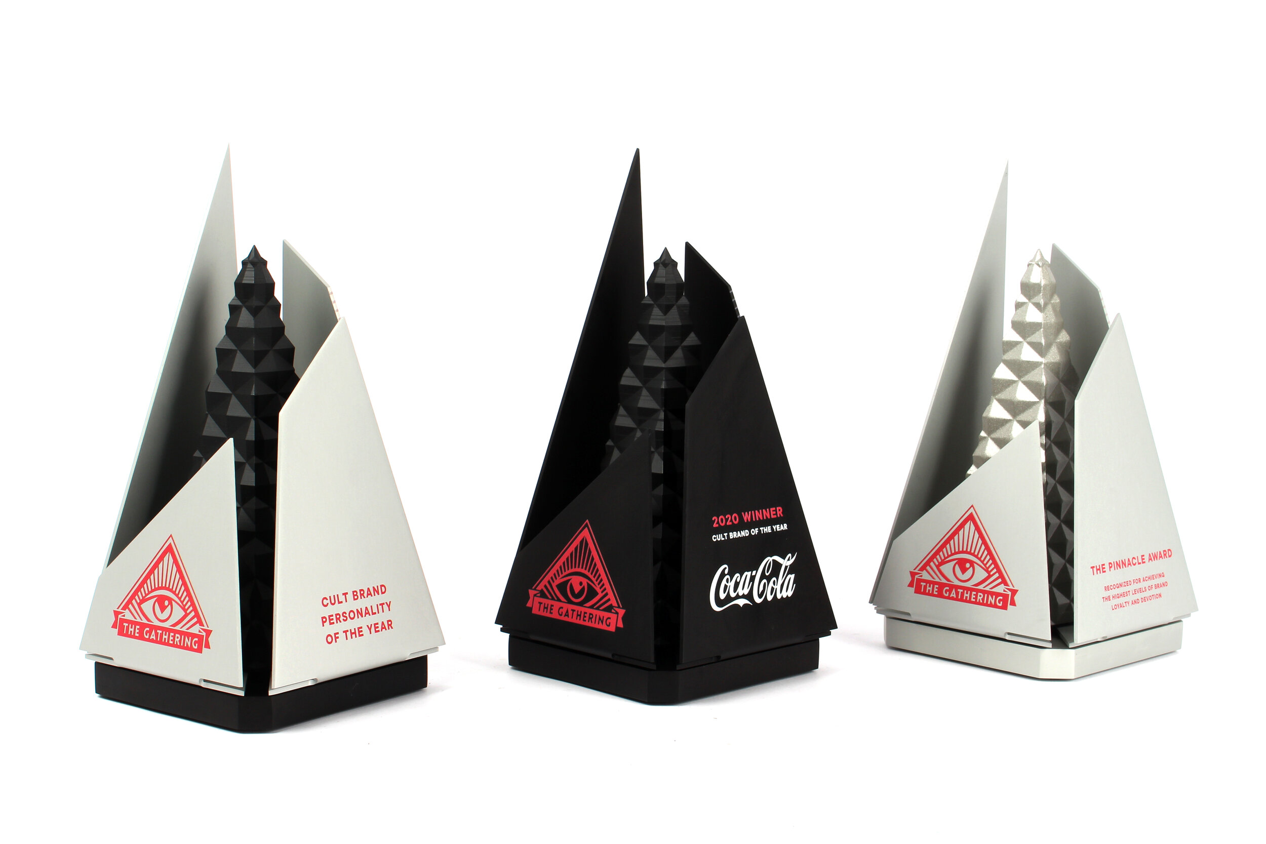 service sommer september cult awards 3d printed trophies — andrew watson design