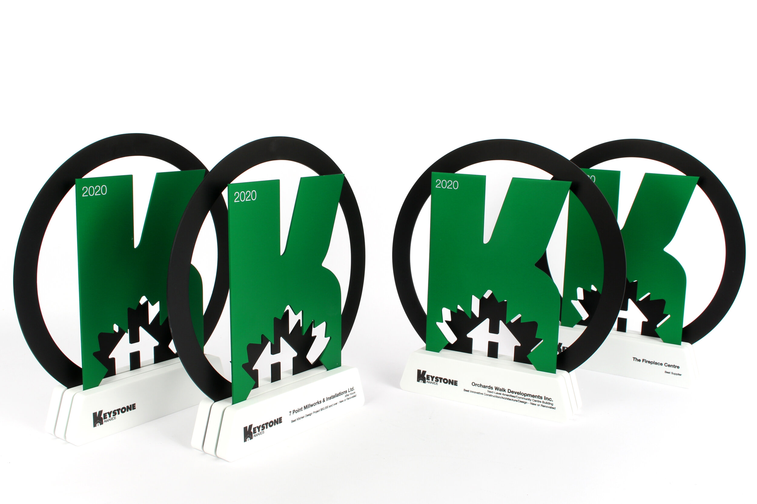 keystone awards for building association unique and modern design based on clients brand and branding 1
