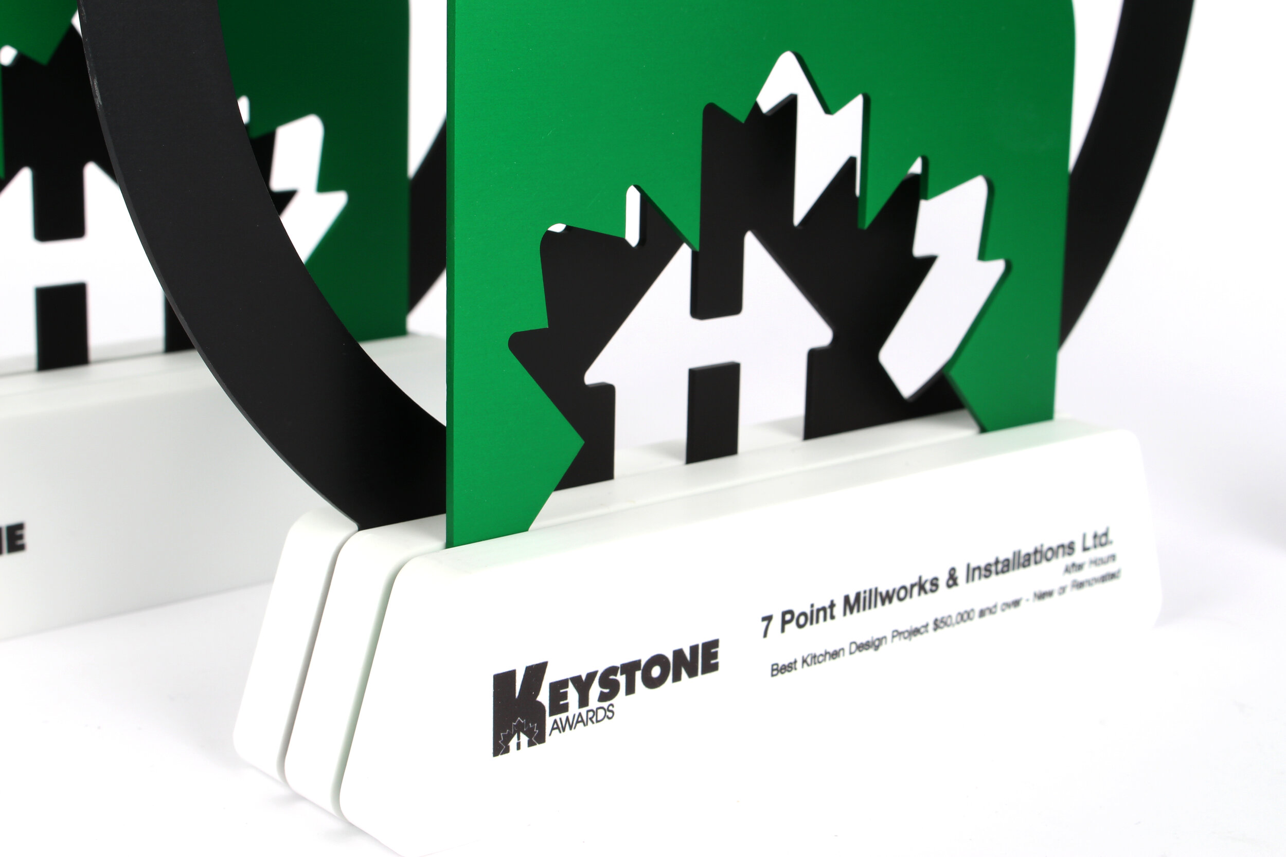 keystone awards for building association unique and modern design based on clients brand and branding 1