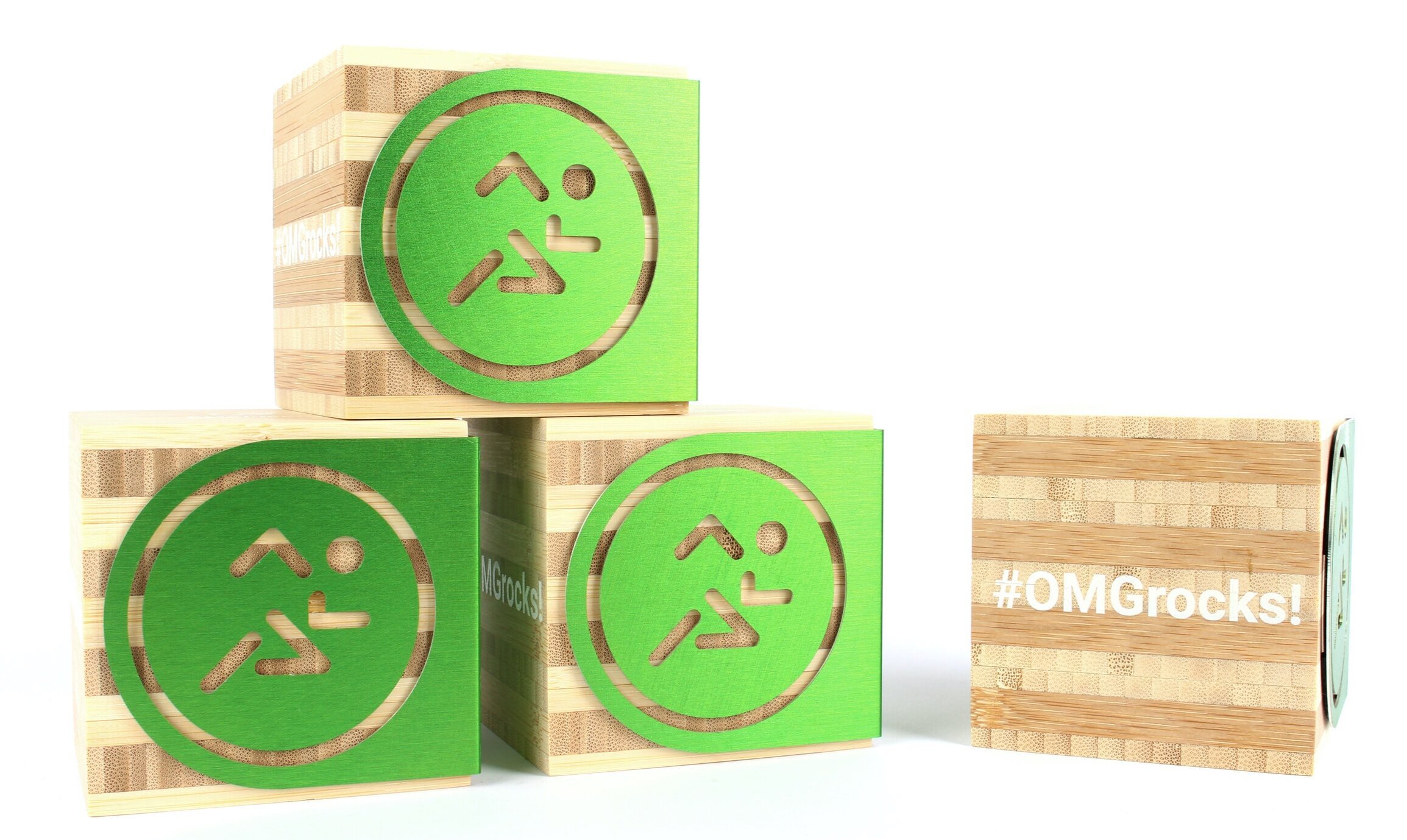 OrderMyGear.A simple and modern award. These cubes are versatile and showcase the beautiful grain of bamboo. 2