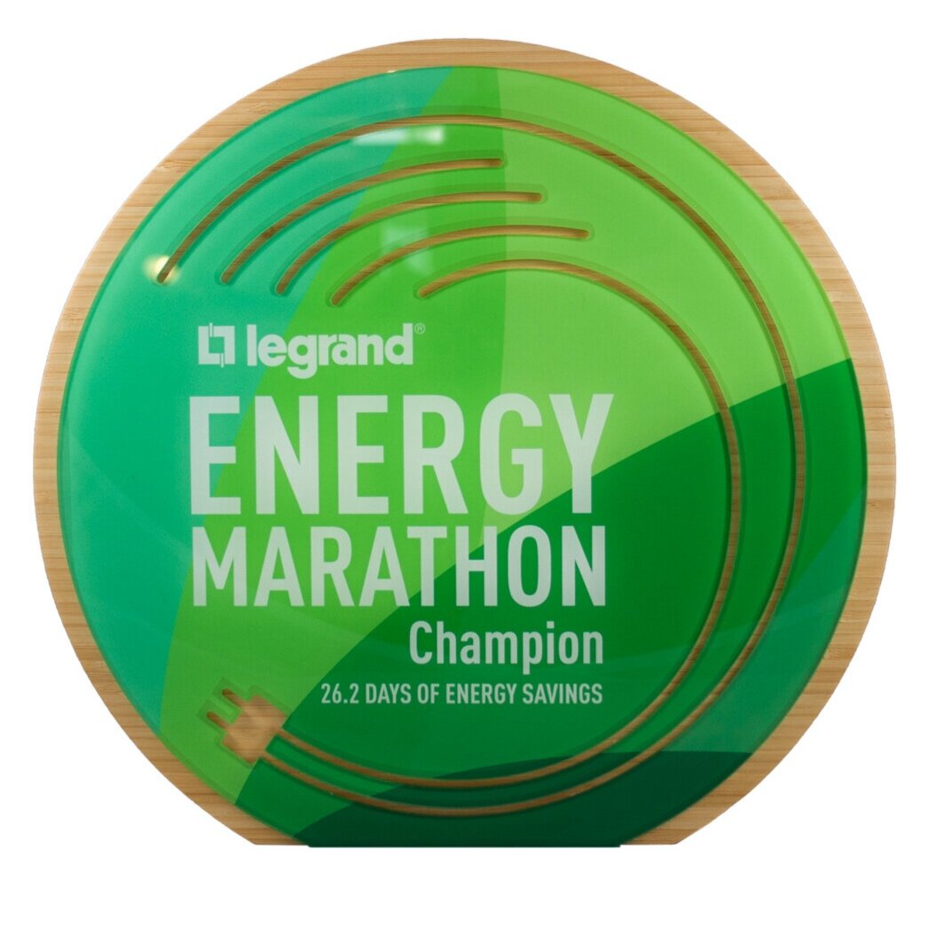 legrand engery marathon custom modern plaque