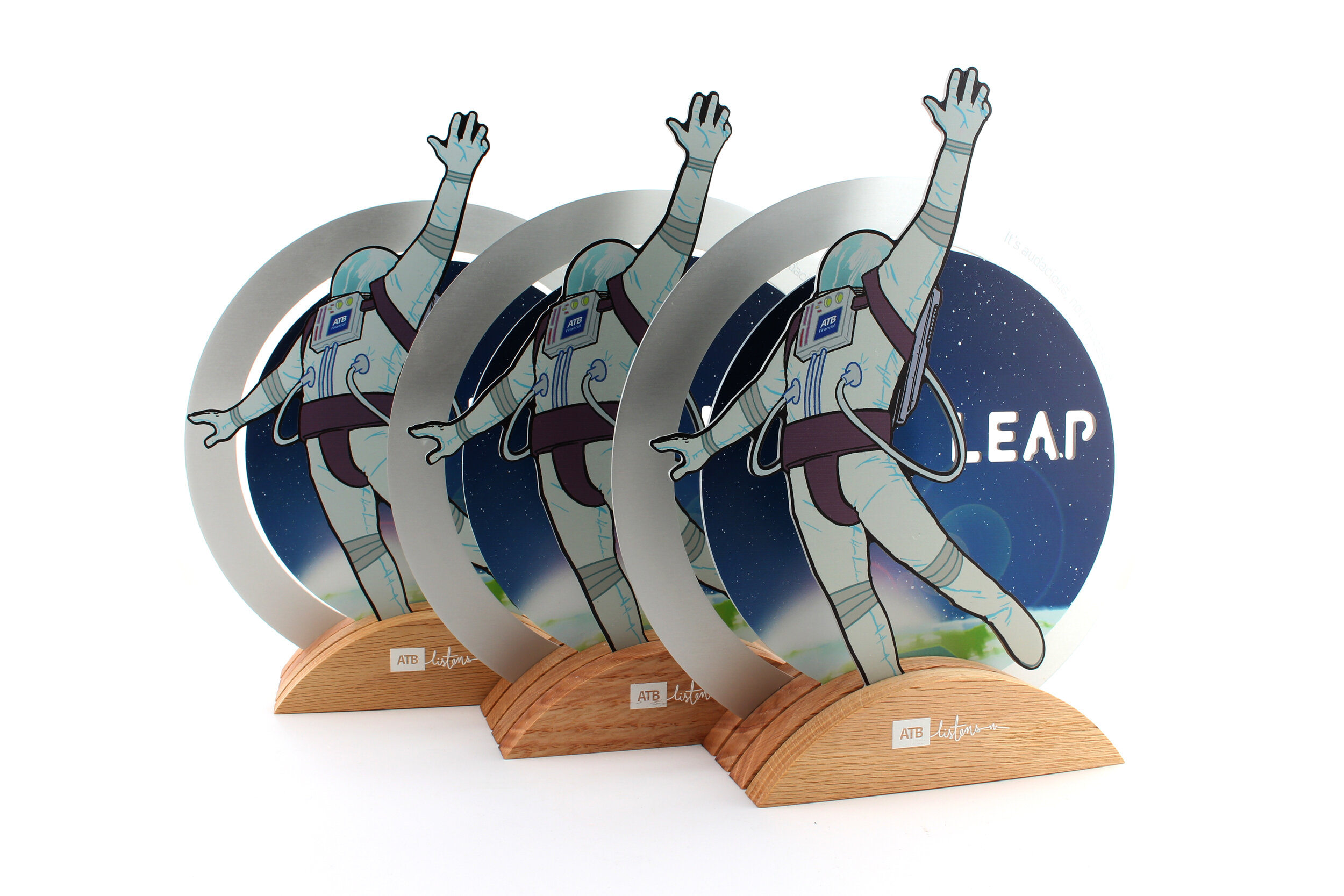 ATB leap awards for staff appreciation and workplace event high quality creative design 3