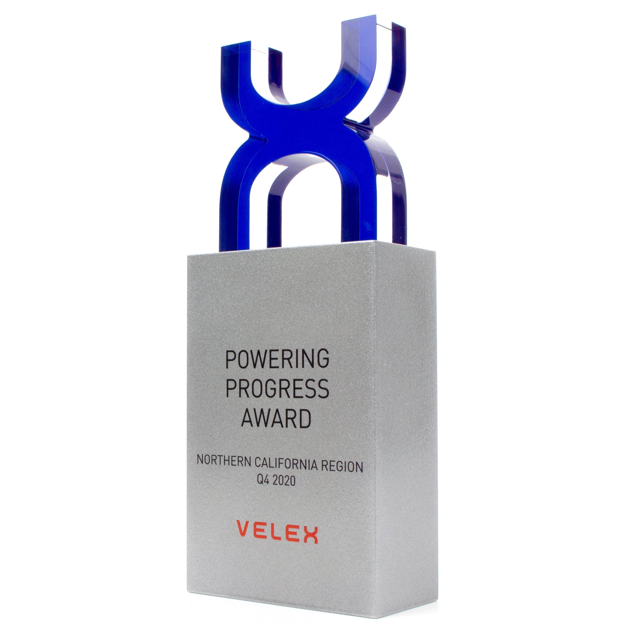 velec-powering-progress-award-custom-acrylic-and-aluminum-award