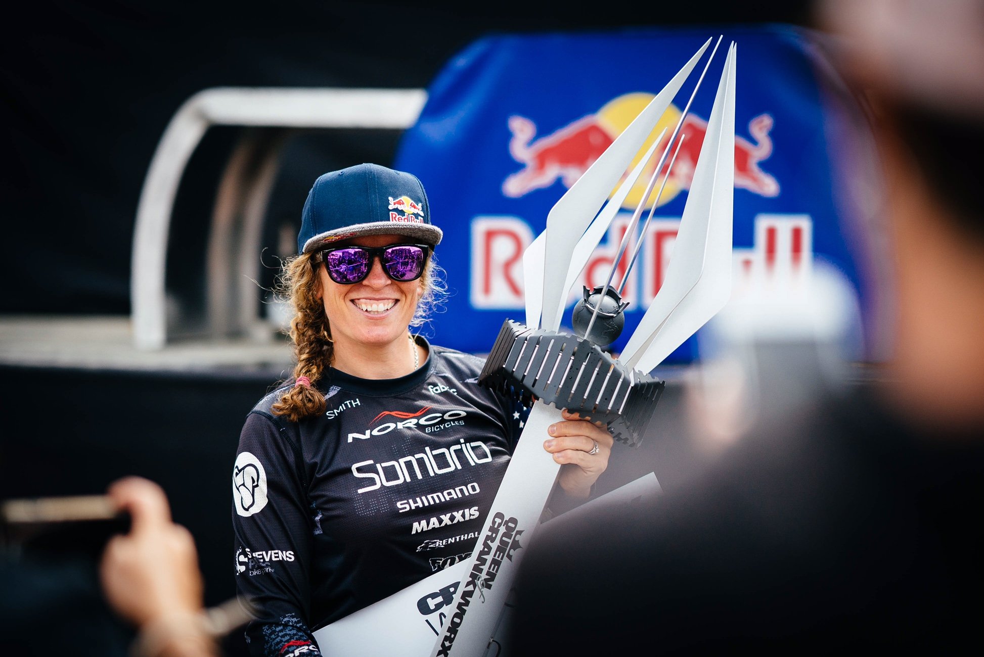 mountain bike crankworx winner red bull sponsored