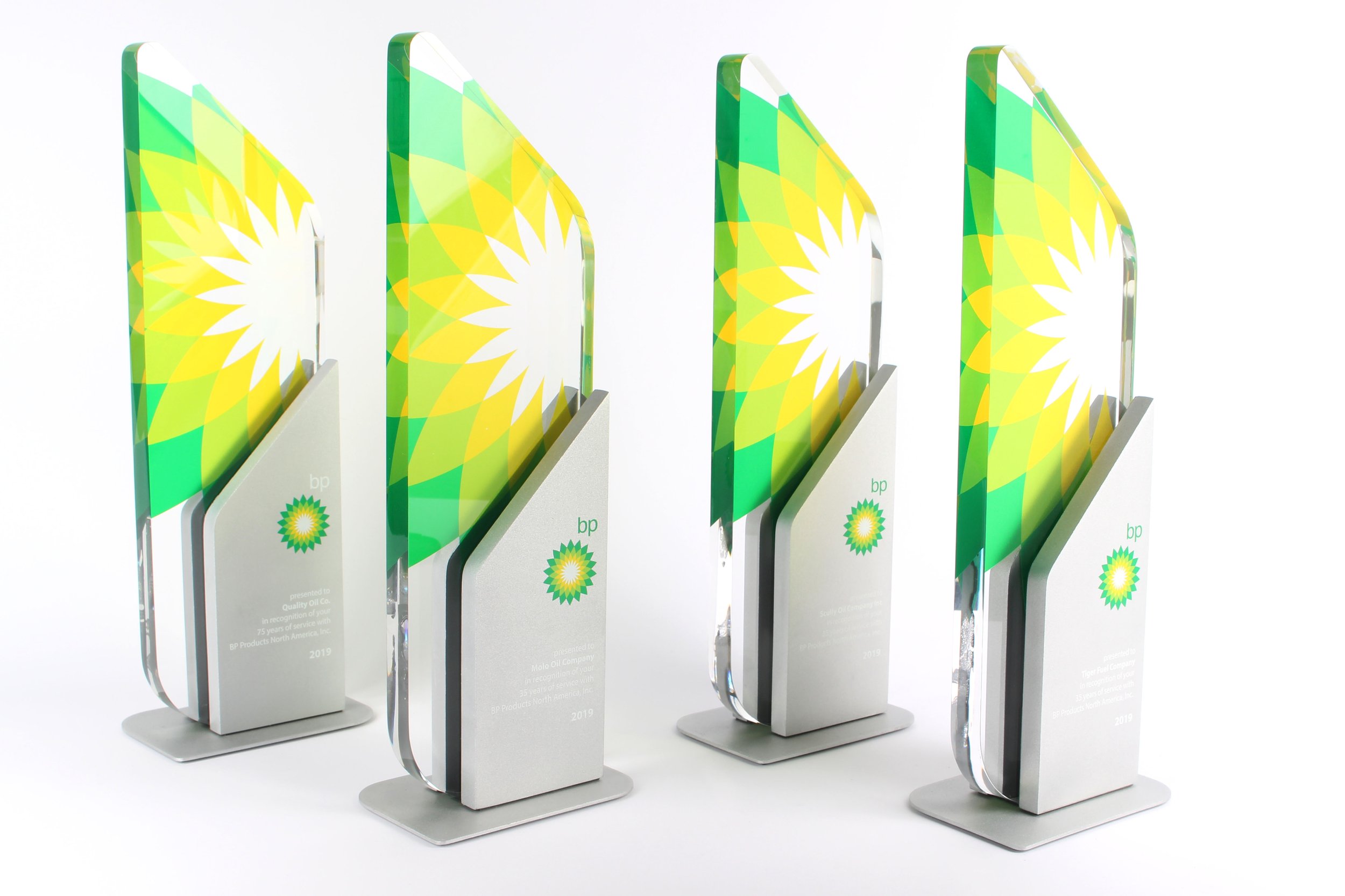 bp recognition awards modern design trophies metal custom 22