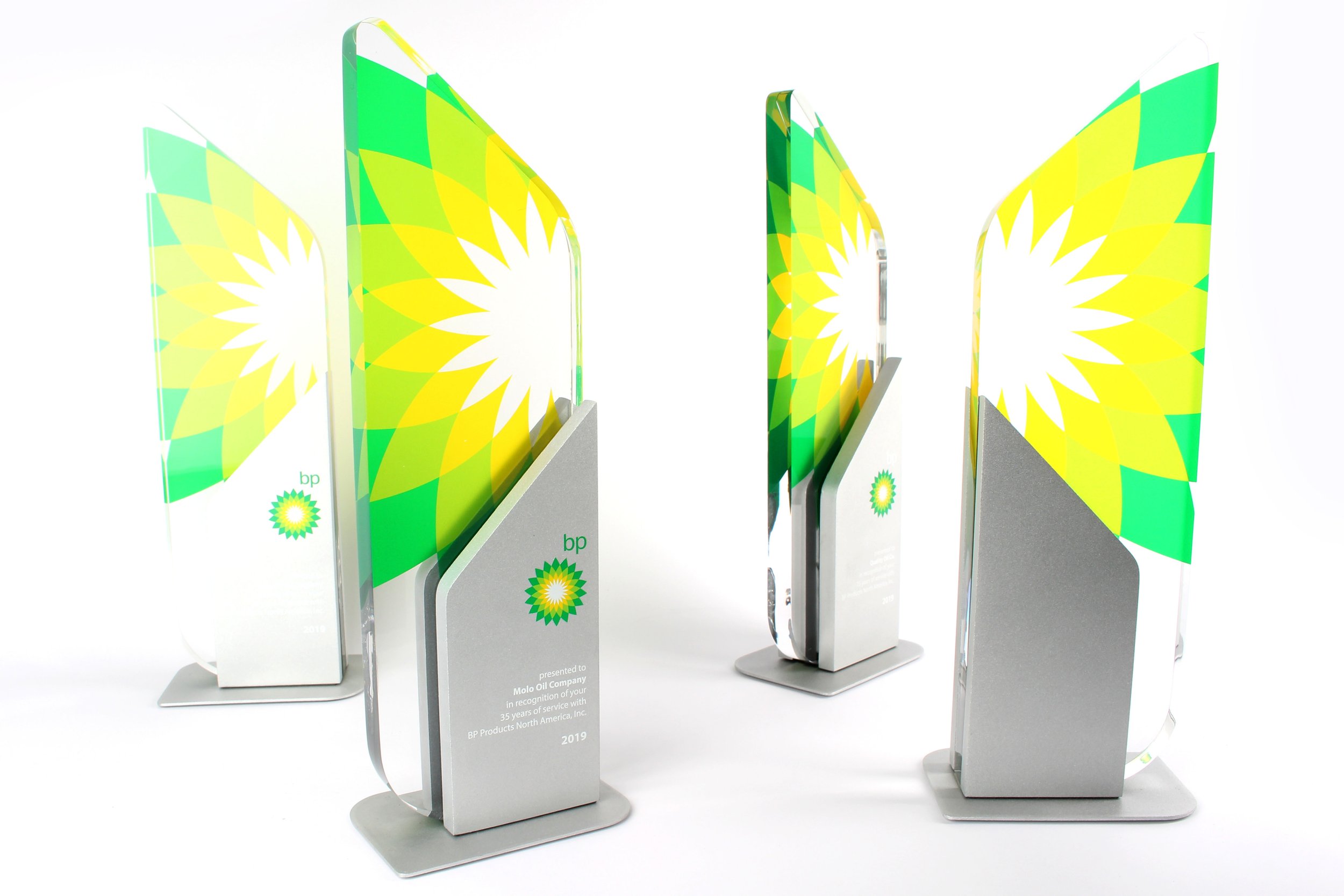 bp recognition awards modern design trophies metal custom 22