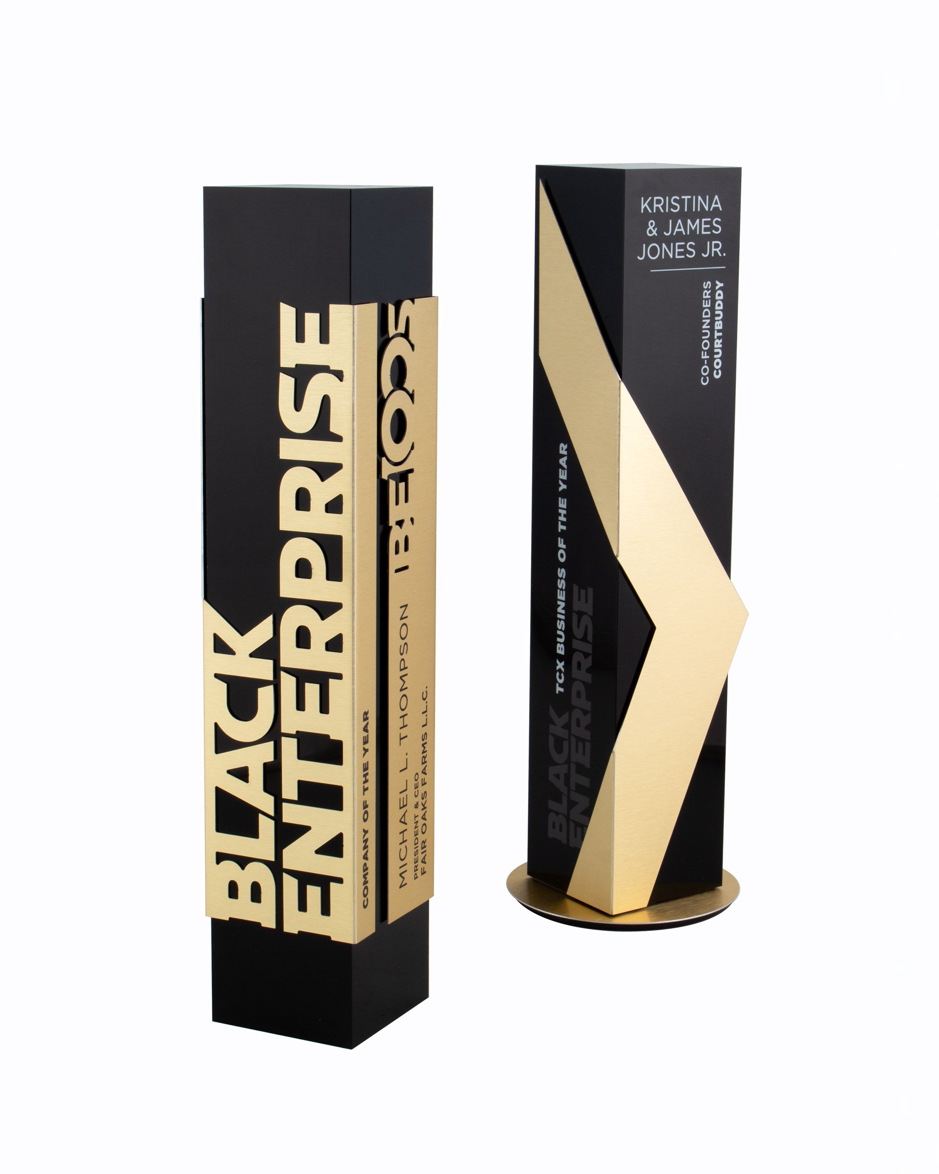 black enterprise custom black and gold awards modern design 9